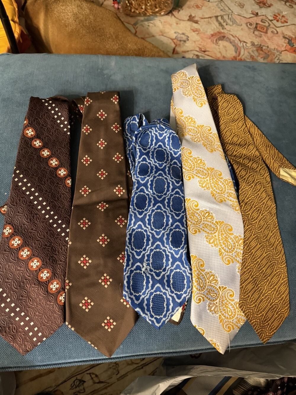 30 Lot Vnt 1960-70’s WIDE Disco Polyester Silk MCM Mod Hipster Necktie Tie￼
